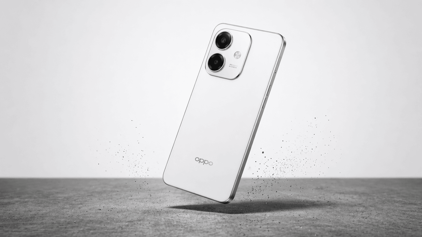 Oppo A60 resistindo a queda